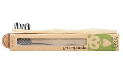 White Teeth. Greener Toothbrush.