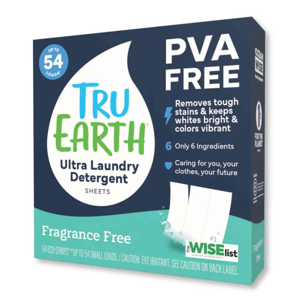 Tru Earth Eco-Strips Ultra Laundry Detergent | Fragrance Free