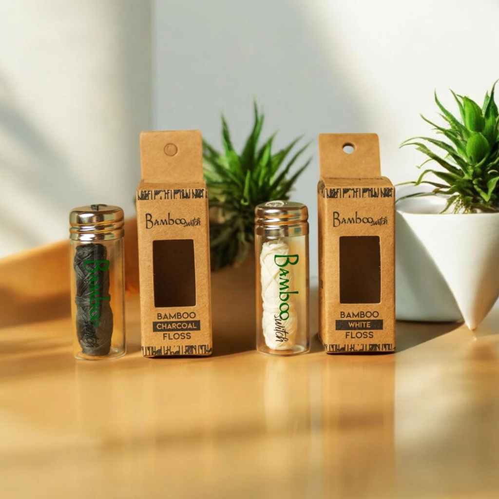 Vegan Floss | Charcoal or Natural White