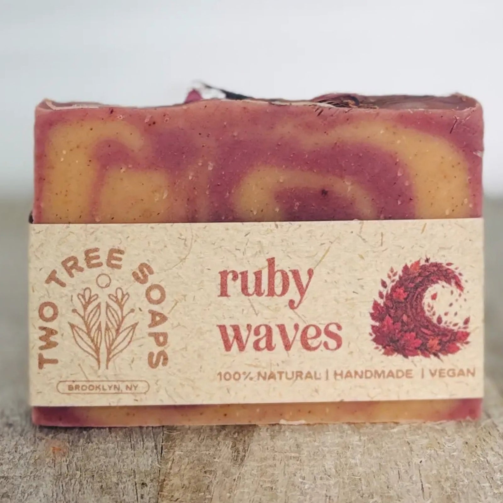 Ruby Waves Artisan Soap Bar