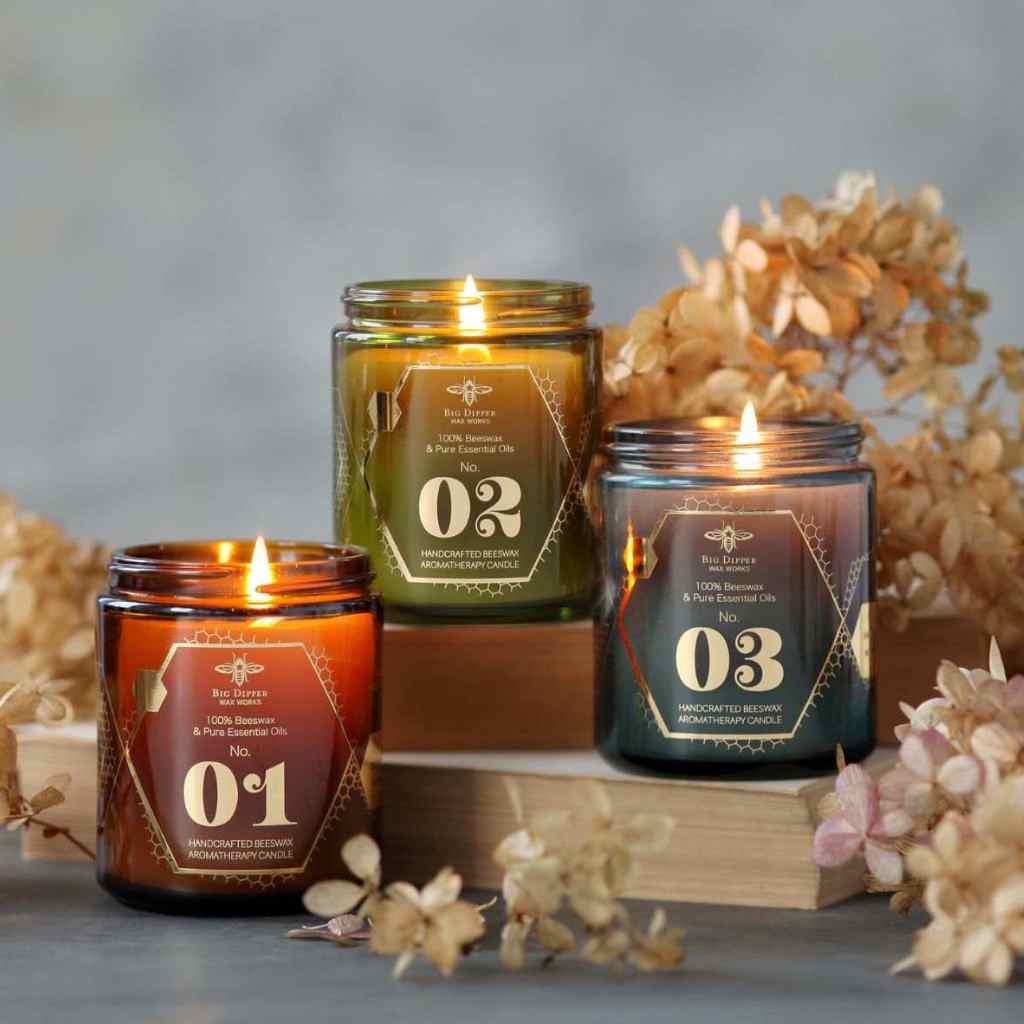 Alchemy Beeswax Candle 02 | Patchouli + Fir