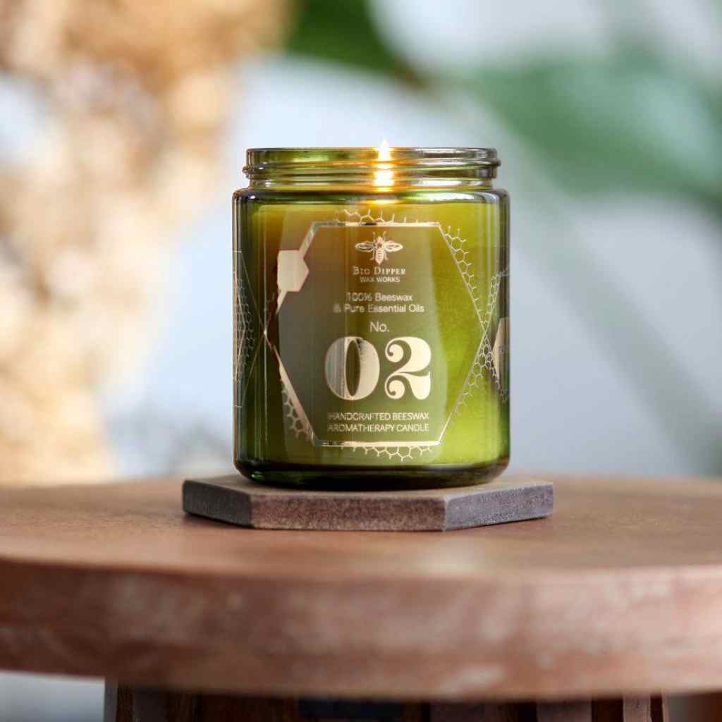 Alchemy Beeswax Candle 02 | Patchouli + Fir