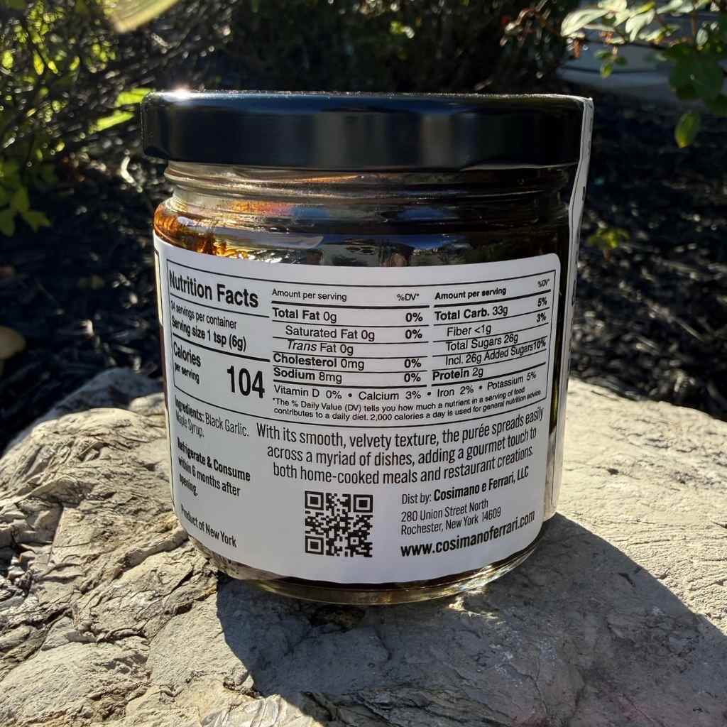 Black Garlic & Maple Culinary Puree