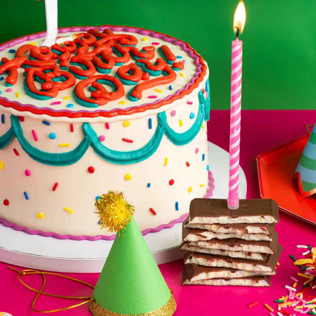 Happy Birthday Milk Chocolate Truffle Bar