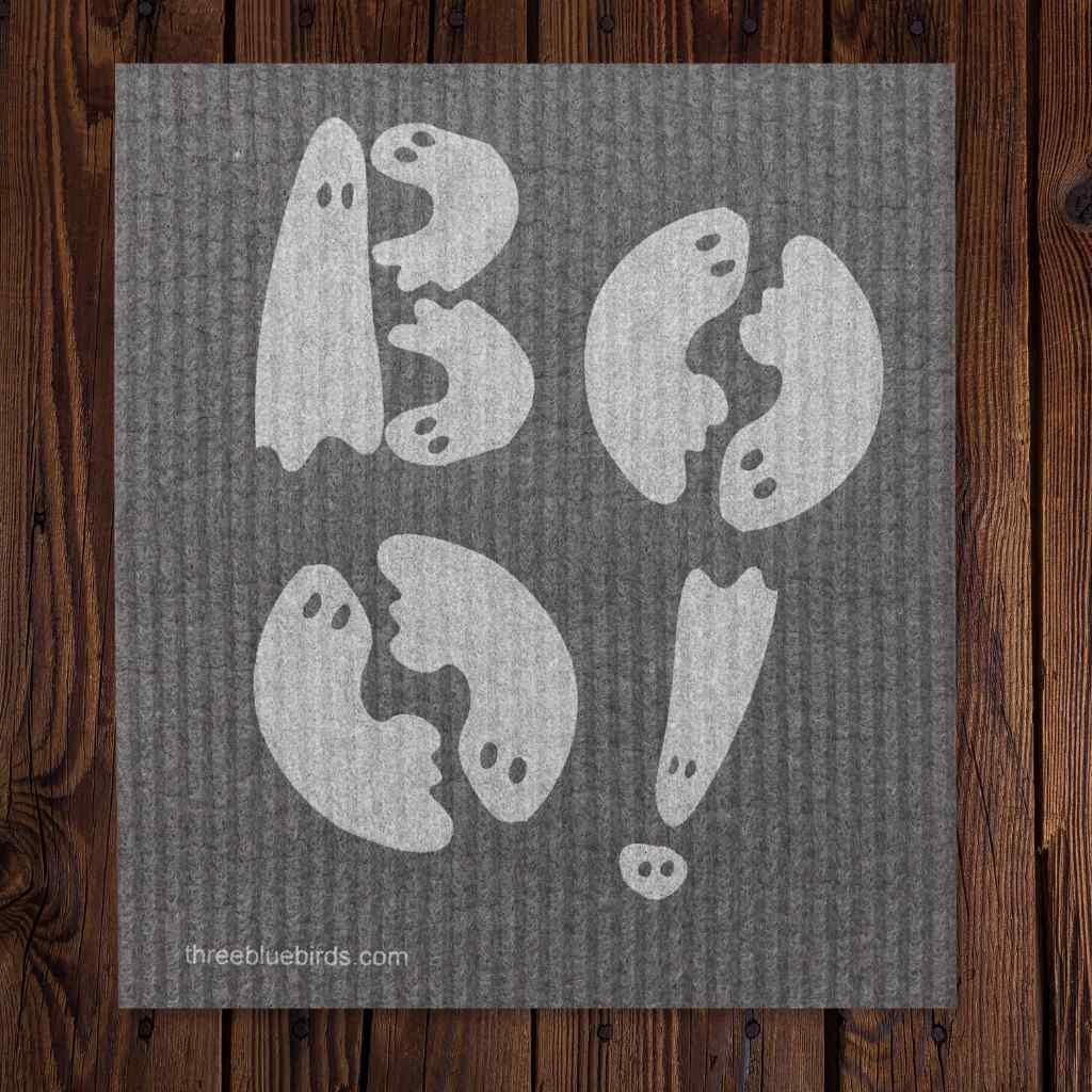 Swedish Dishcloth — BOO!