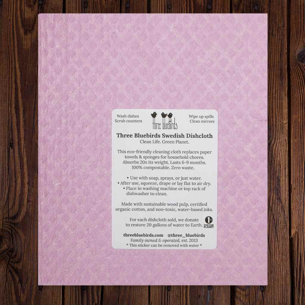 Swedish Dishcloth — Easter Eggs on Rose