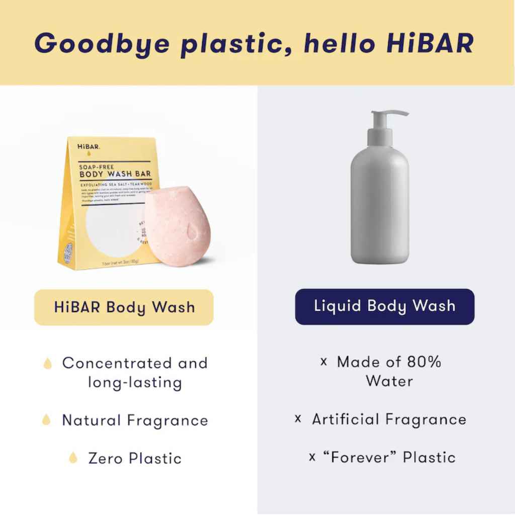 HiBAR Soap-Free Body Wash Bar | Exfoliate