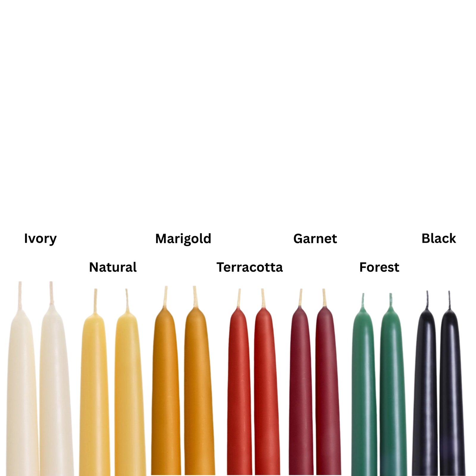 100% Beeswax Tapers