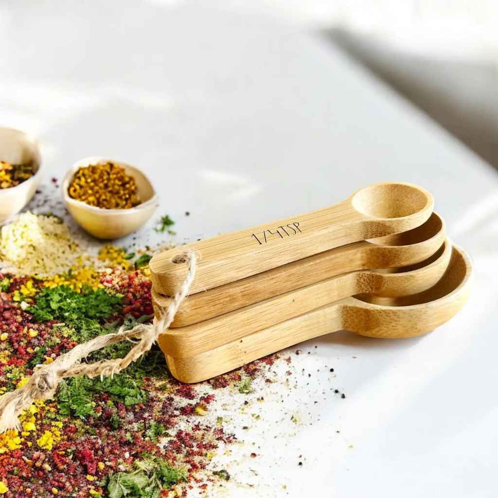 Wood Measuring Spoon Set
