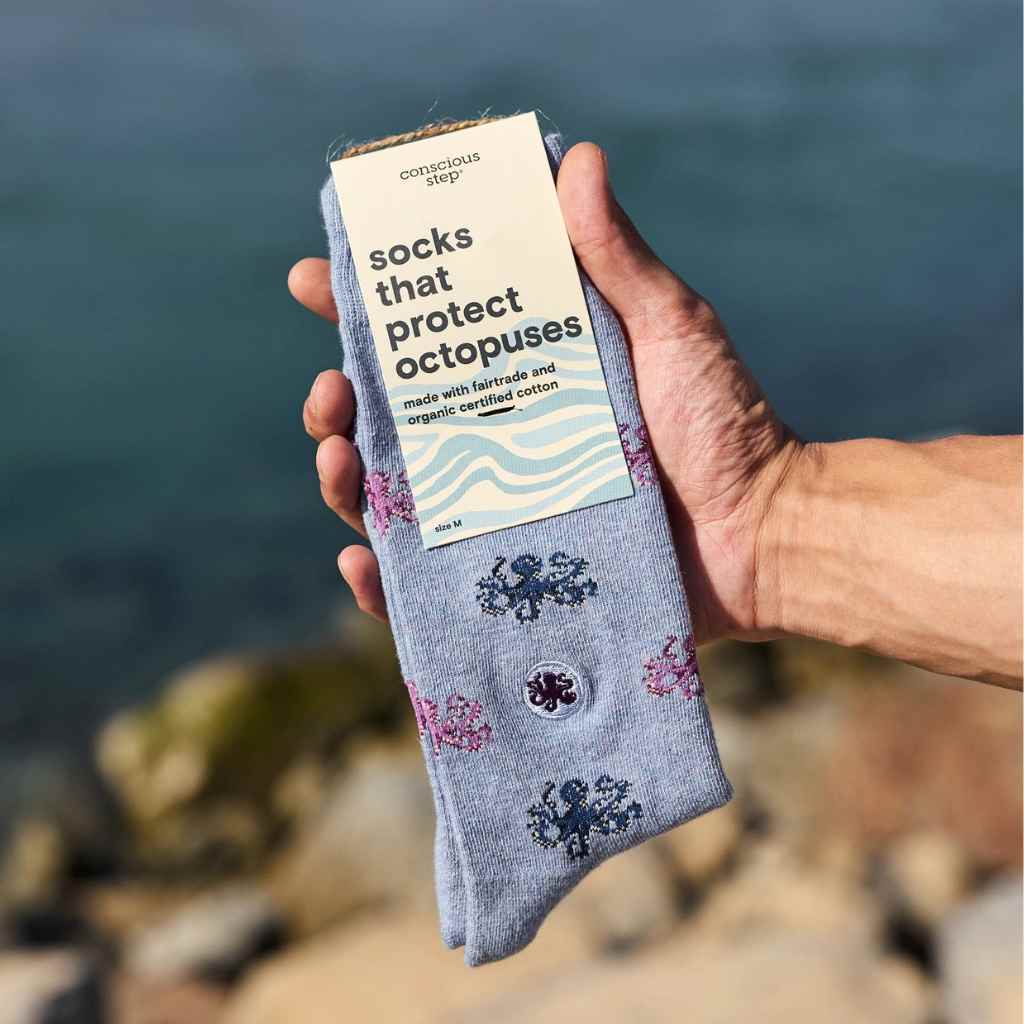 Organic Socks that Protect Octopuses