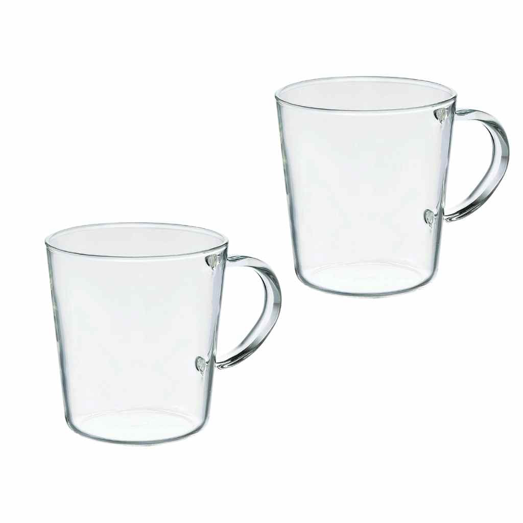Glass Mug Set of 2