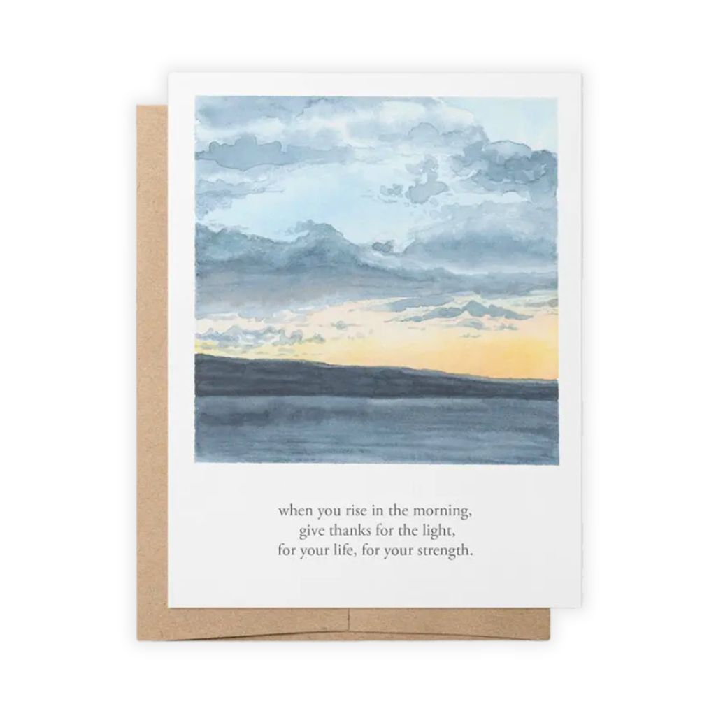 Hey Hon Card | Lakeside Sunset