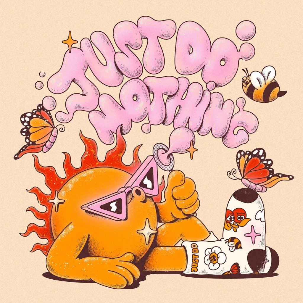 Cotton Crew Socks | Just Do Nothing