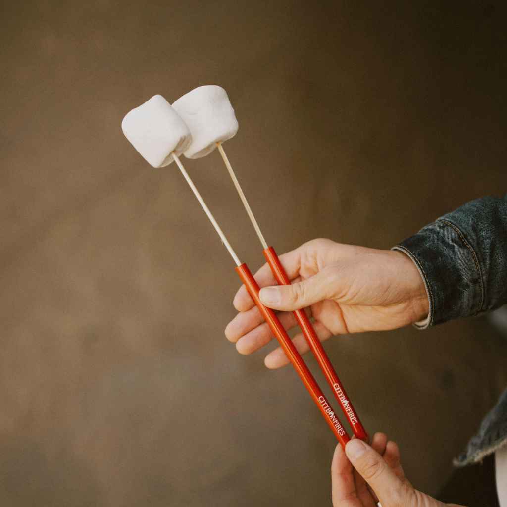 Reusable Marshmallow Roasting Skewers (4-Pack) by City Bonfires.
