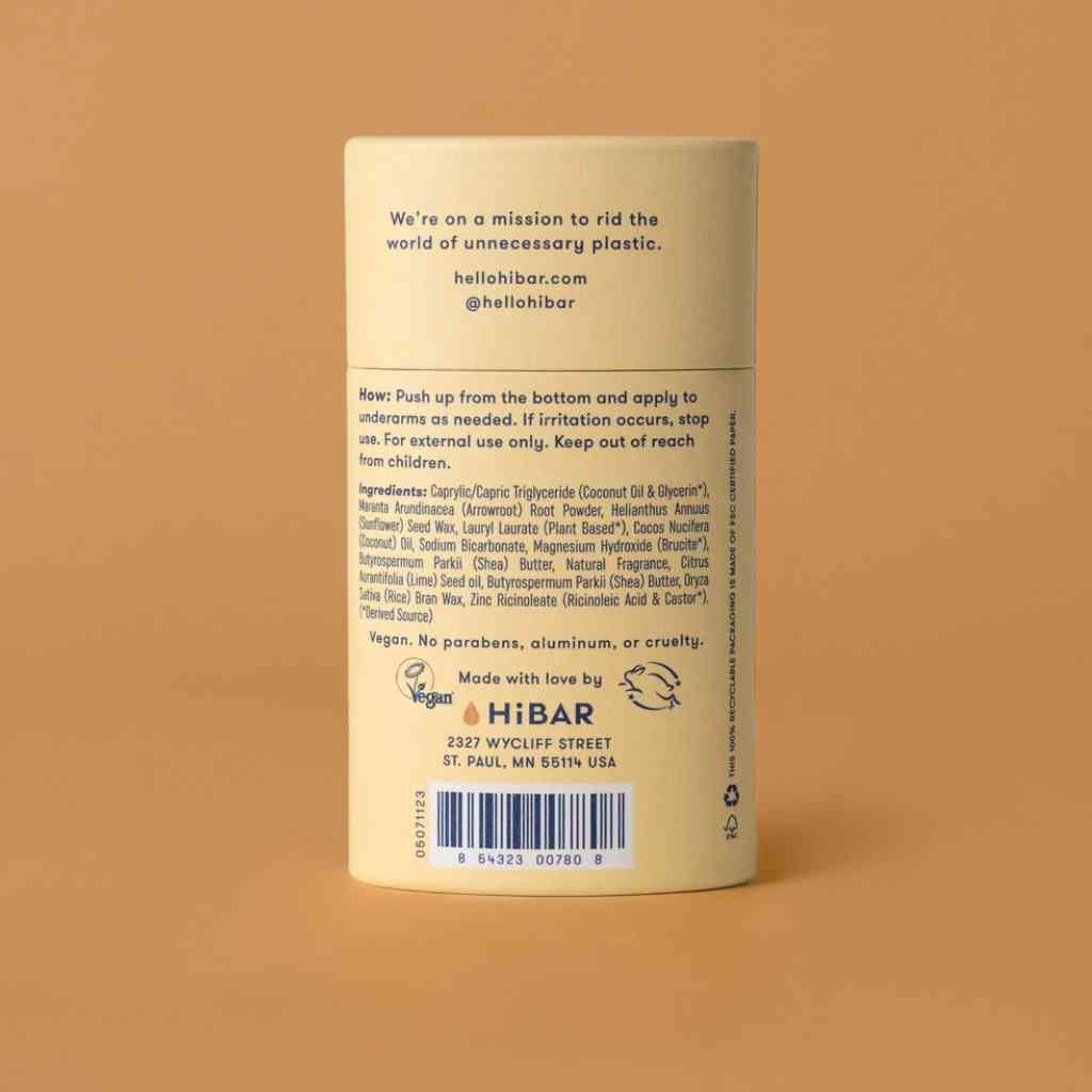 HiBAR All-Natural Deodorant