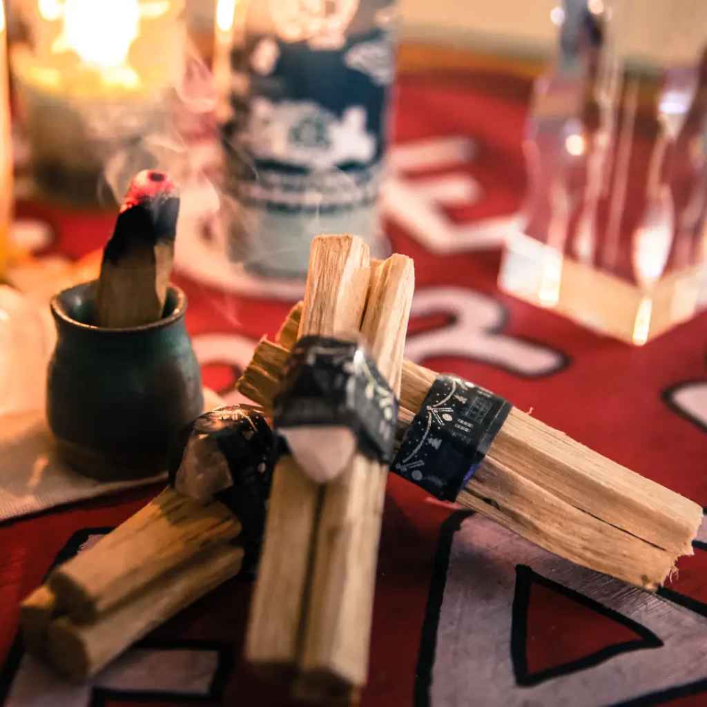 Palo Santo Incense & Quartz Crystal – Bundle