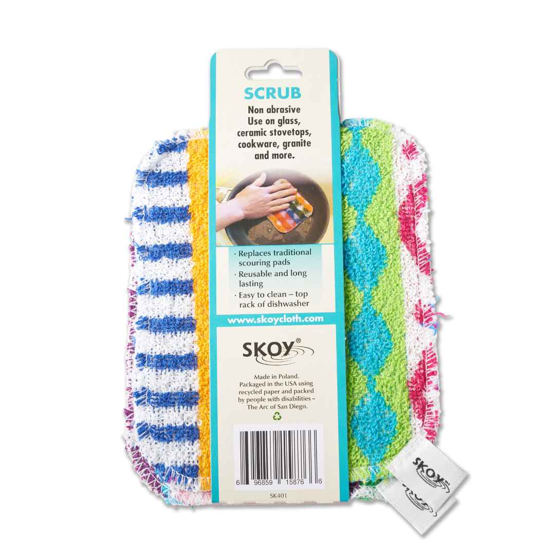 Scrub Cloths — 2-Pack Multicolored