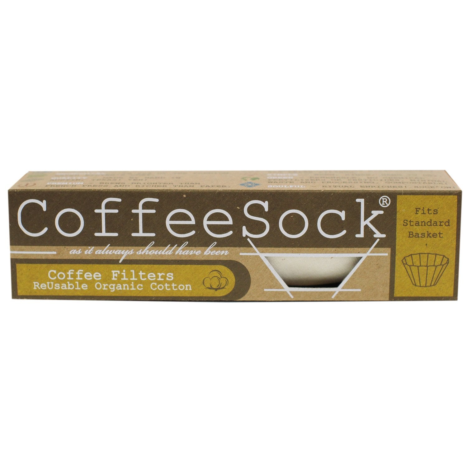 Reusable Organic Cotton Coffee Filters — Baskets