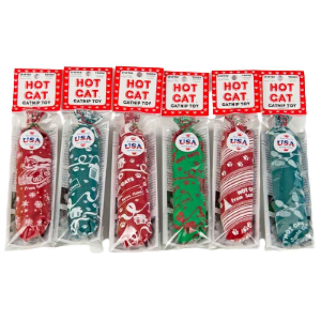 HOT CAT CATNIP TOY - Organic Catnip Christmas Gift for Cats. MADE IN USA.