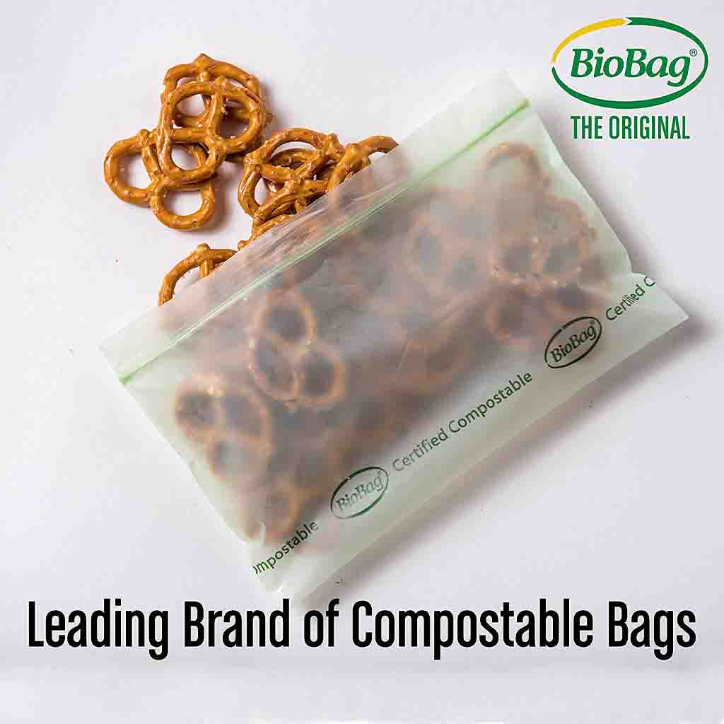 Resealable Zip Bags — Snack, Sandwich, Quart, Gallon