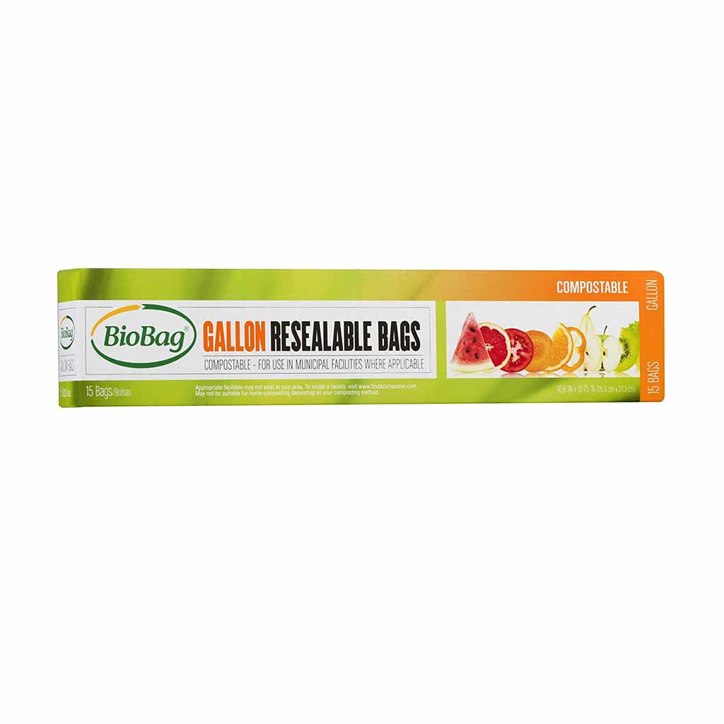 Resealable Zip Bags — Snack, Sandwich, Quart, Gallon