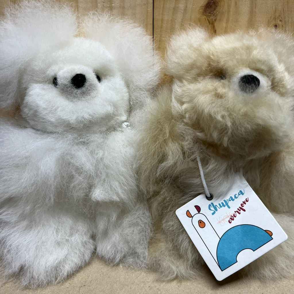 Alpaca Wool Stuffed Animal Bear