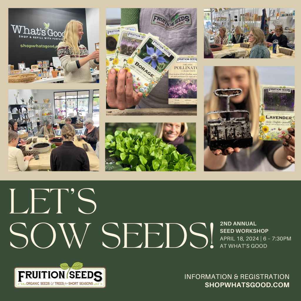 2nd Annual Fruition Seeds Workshop  | April 18, 2024