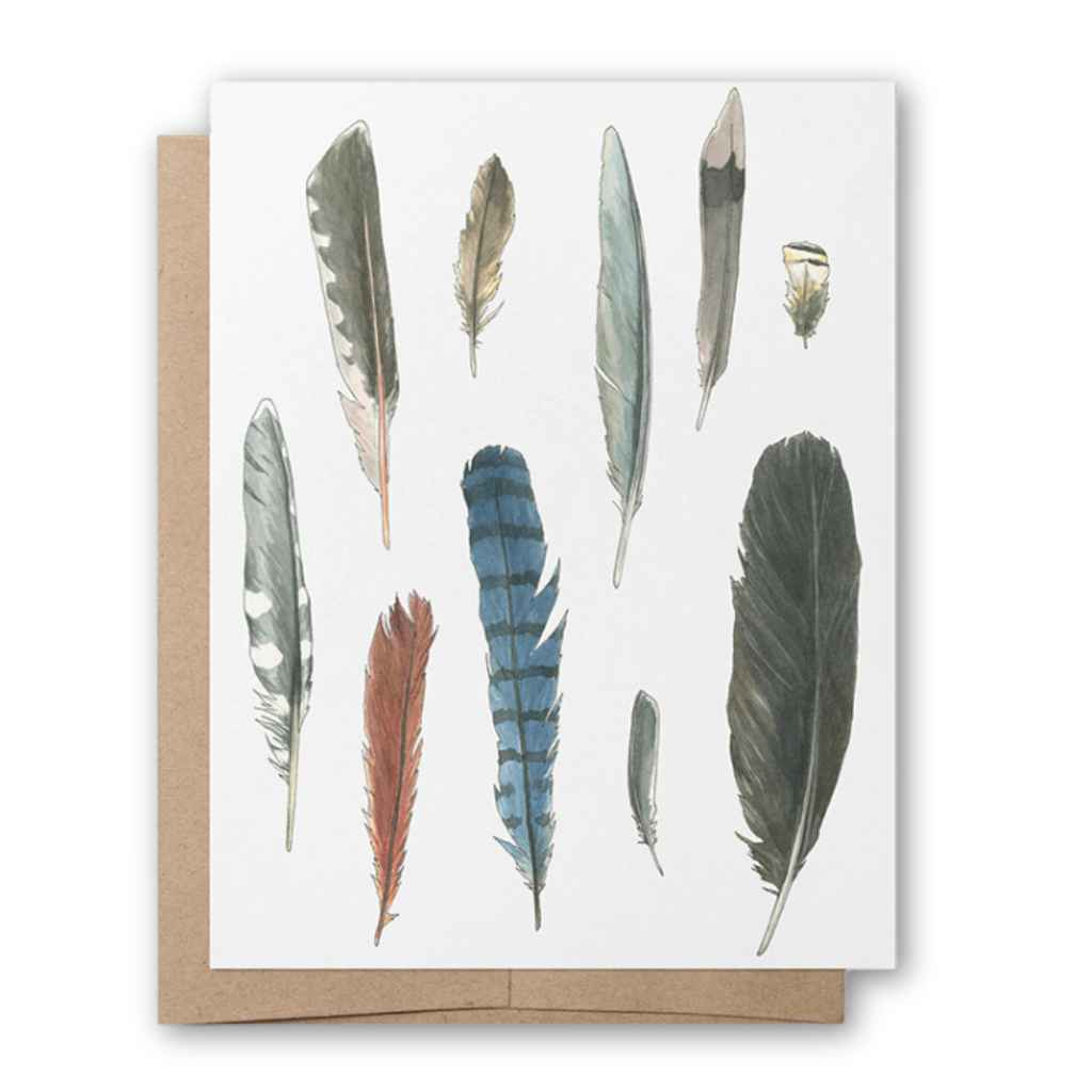 Heather Vitticore Notecards | Feathers