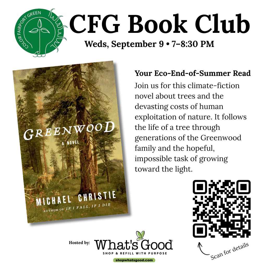 Color Fairport Green Book Club | September 9