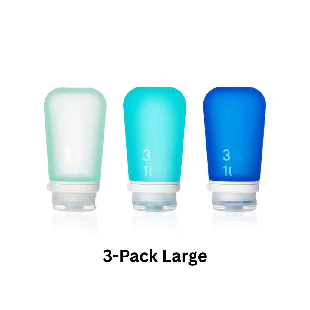 Refillable Silicone Squeeze Bottles | 3-Pack