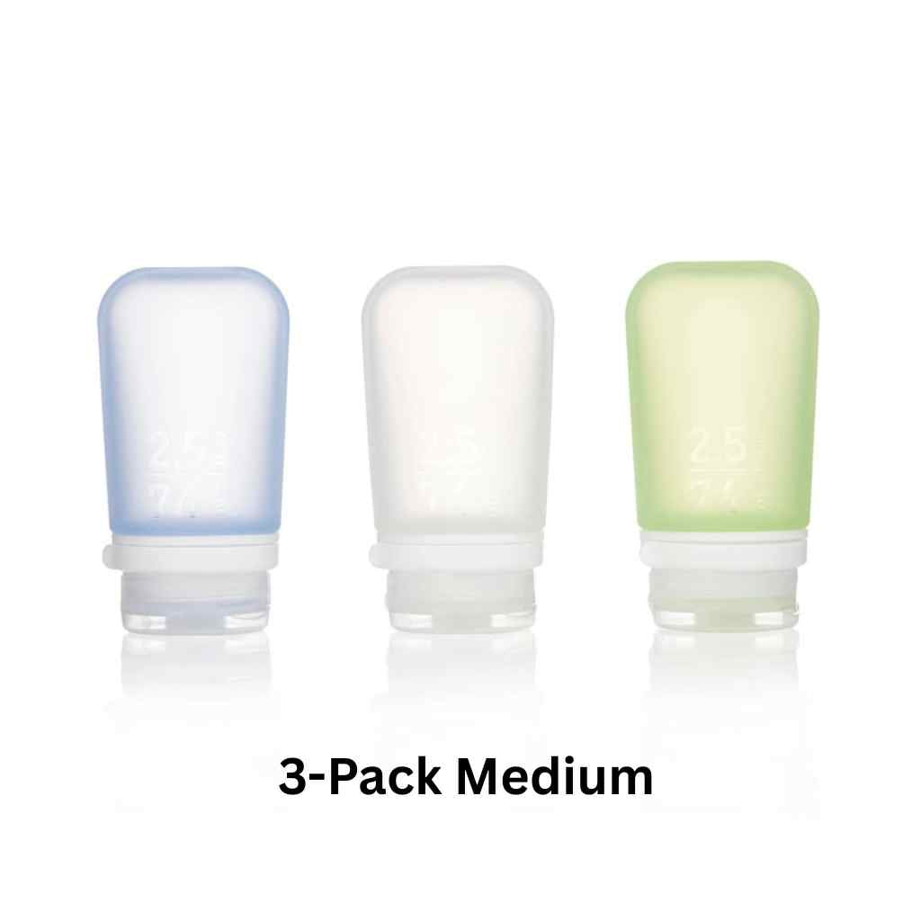 Refillable Silicone Squeeze Bottles | 3-Pack