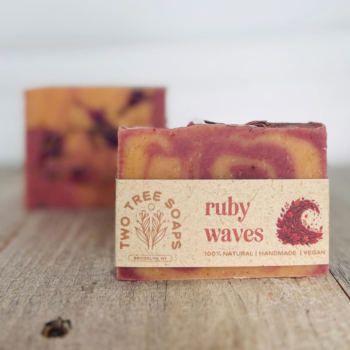 Ruby Waves Artisan Soap Bar
