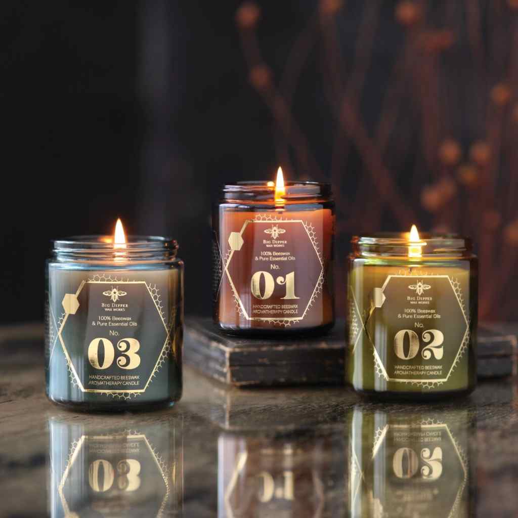 Alchemy Beeswax Candle 02 | Patchouli + Fir