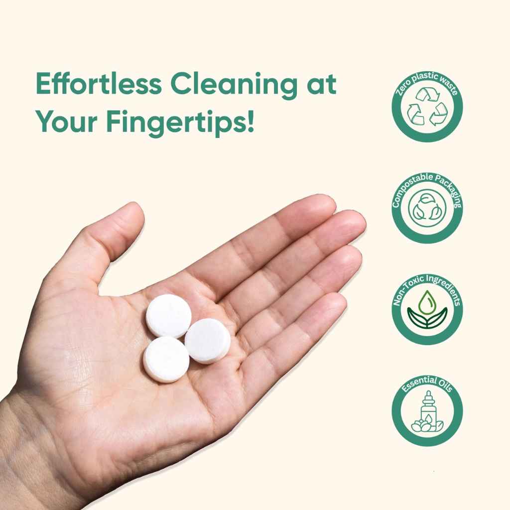 Glass & Mirror Cleaner Refill Tablets | Made in the USA