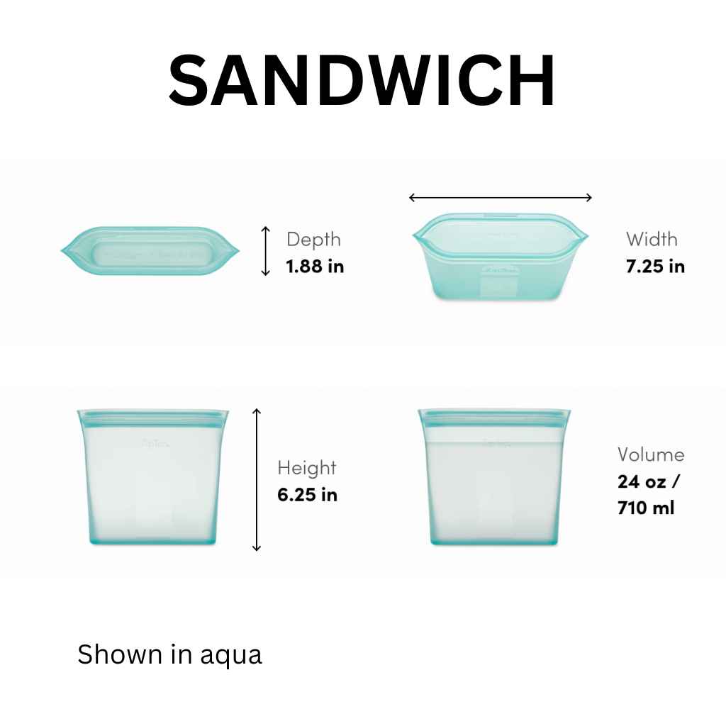 100% Platinum Silicone Reusable Containers | Bags