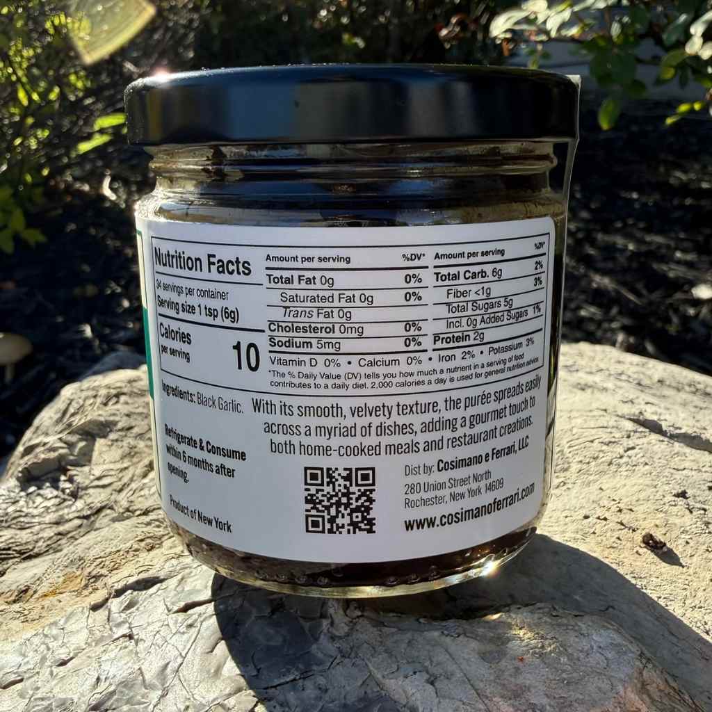 Hot-n-Smokey Black Garlic Culinary Puree