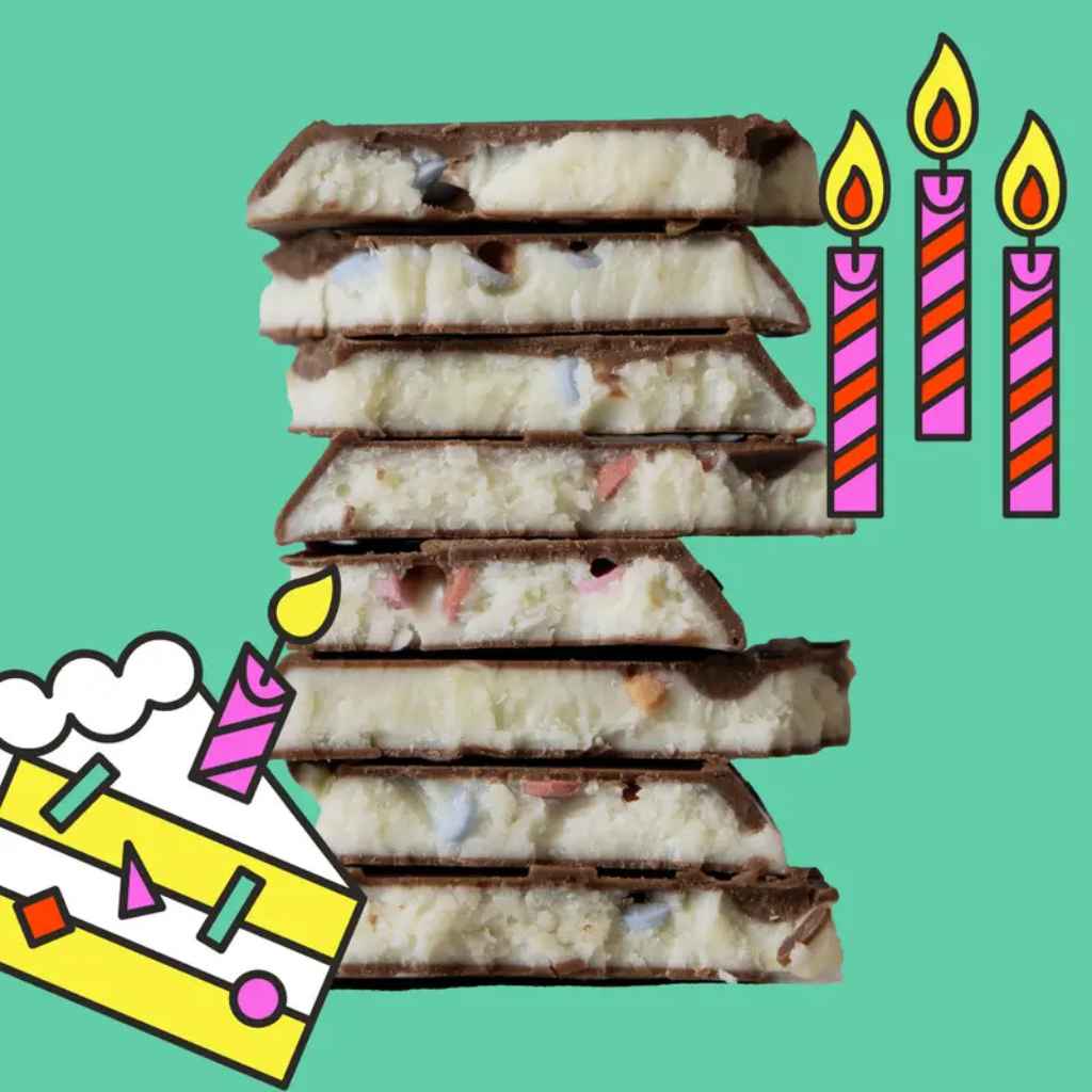 Happy Birthday Milk Chocolate Truffle Bar