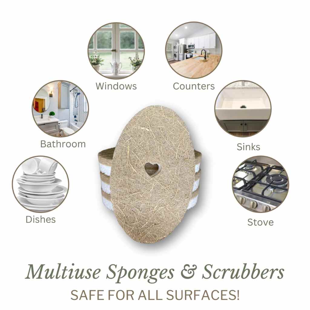 Kitchen Sponges | Oval 4-Pack