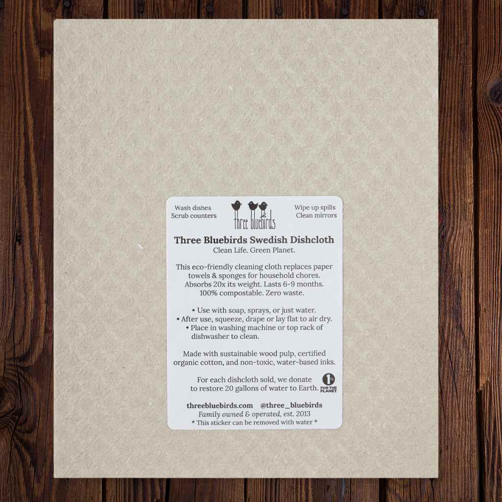 Swedish Dishcloth — Happy Hare on Sand