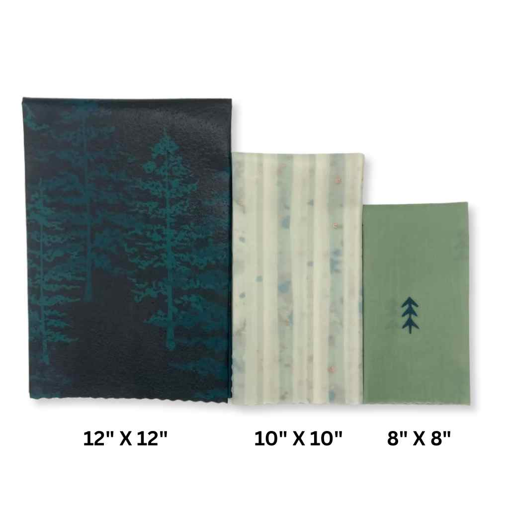 Beeswax Food Wraps | Plant More Trees 3-Pack