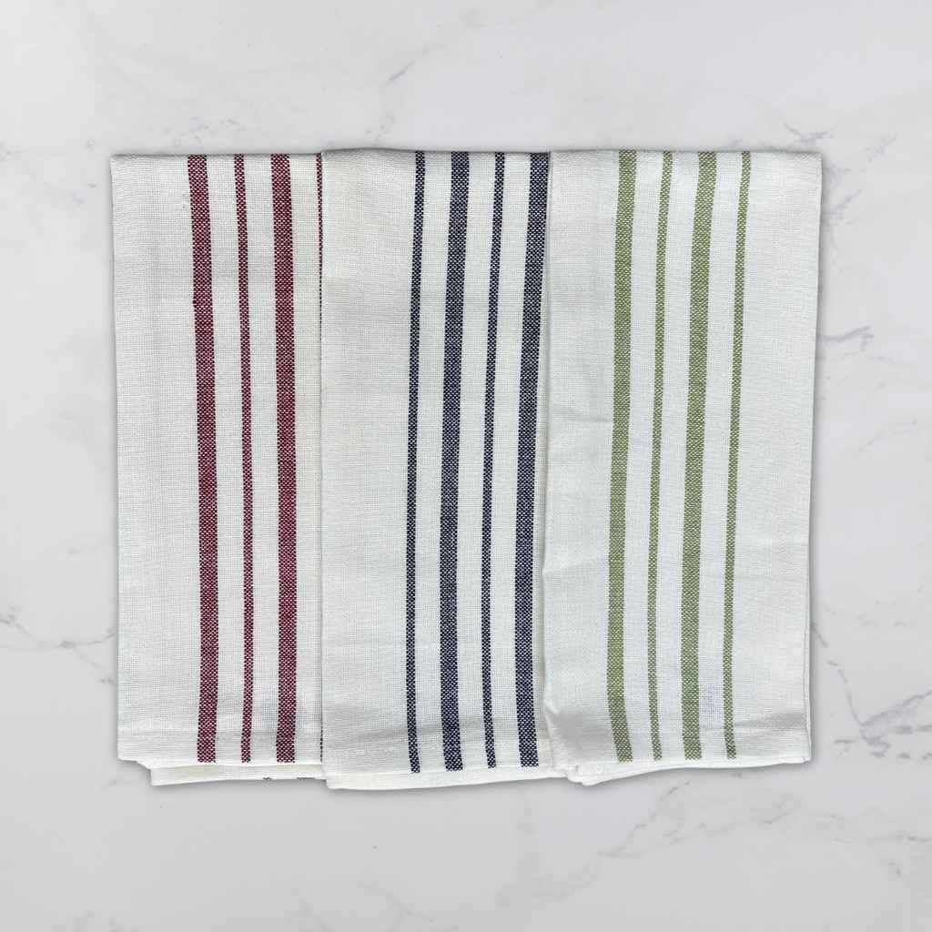 100% Recycled Cotton Kitchen Towels — 3-Pack