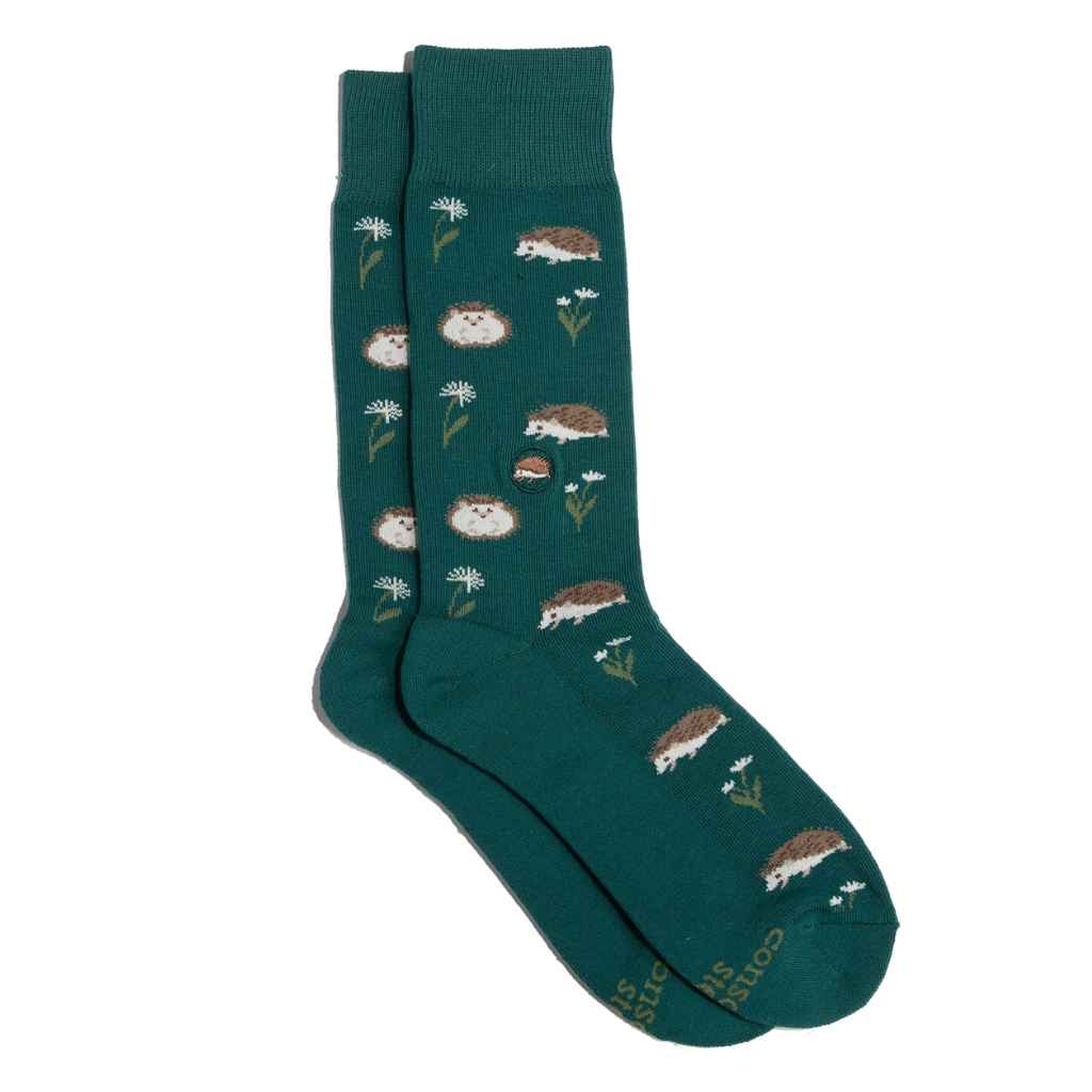 Organic Socks that Save Hedgehogs