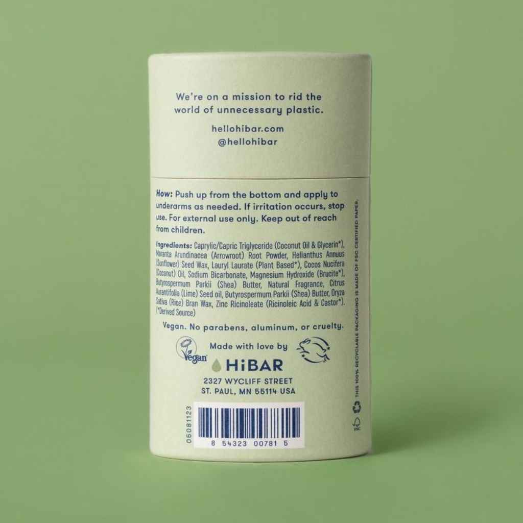 HiBAR All-Natural Deodorant