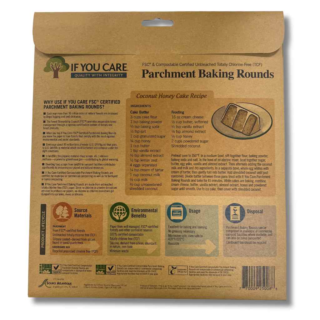 Unbleached Parchment Paper — Baking Rounds