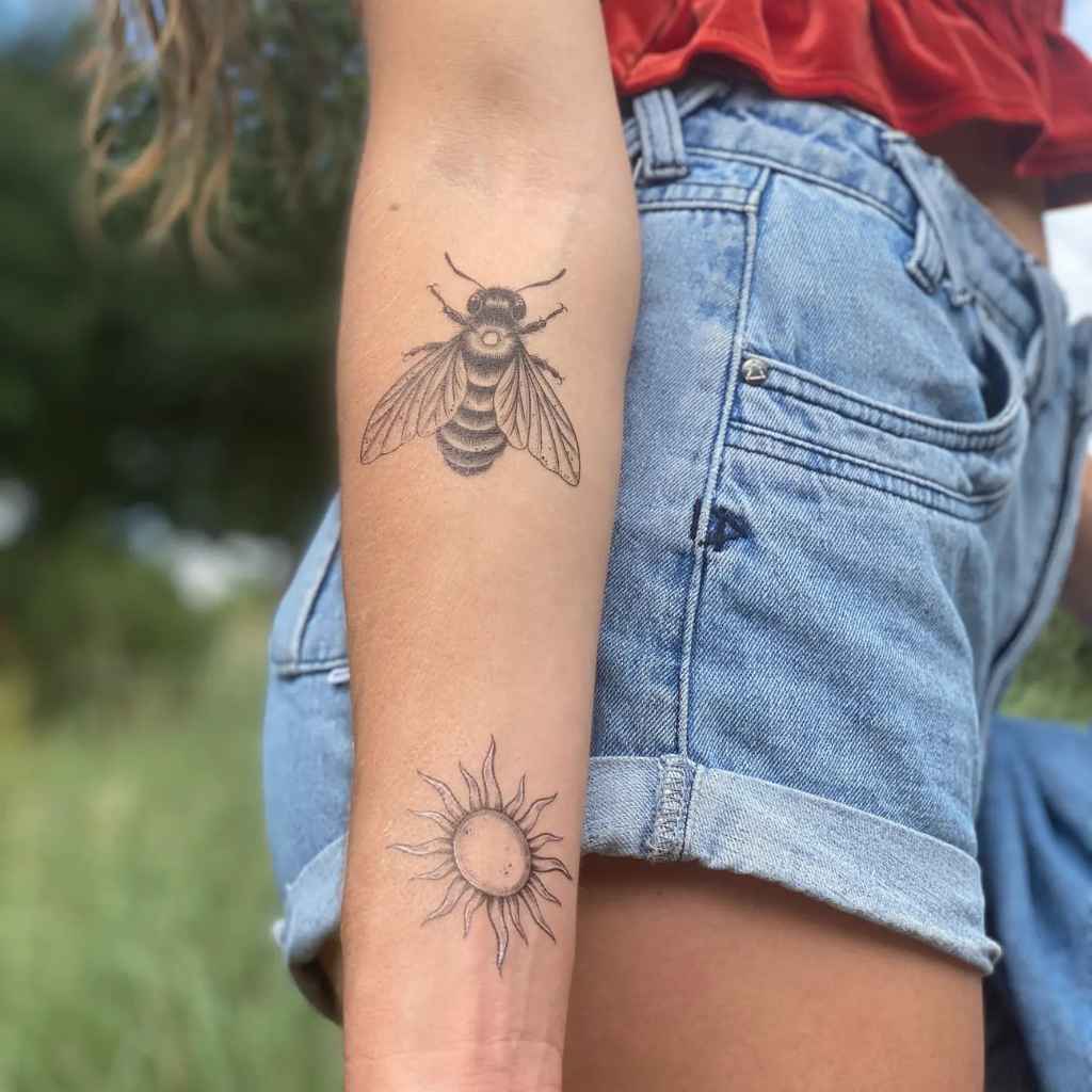 Temporary Tattoo | Big Bee