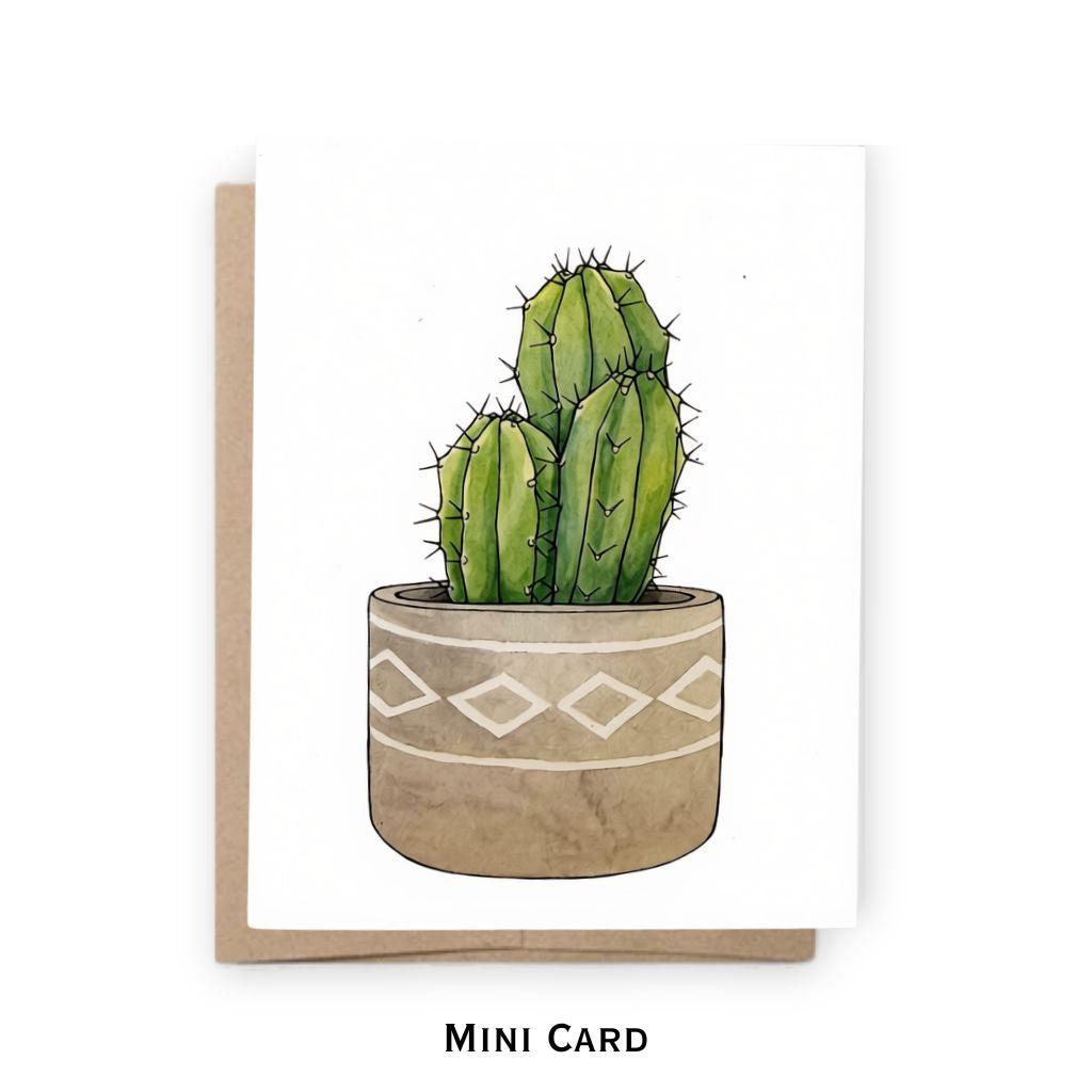 Mini Notecard | Tall Cactus