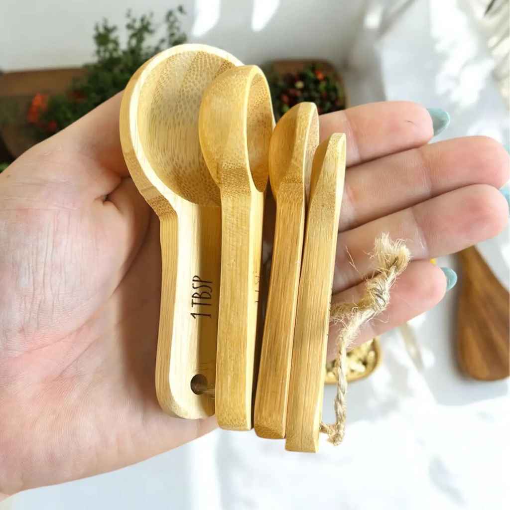 Wood Measuring Spoon Set