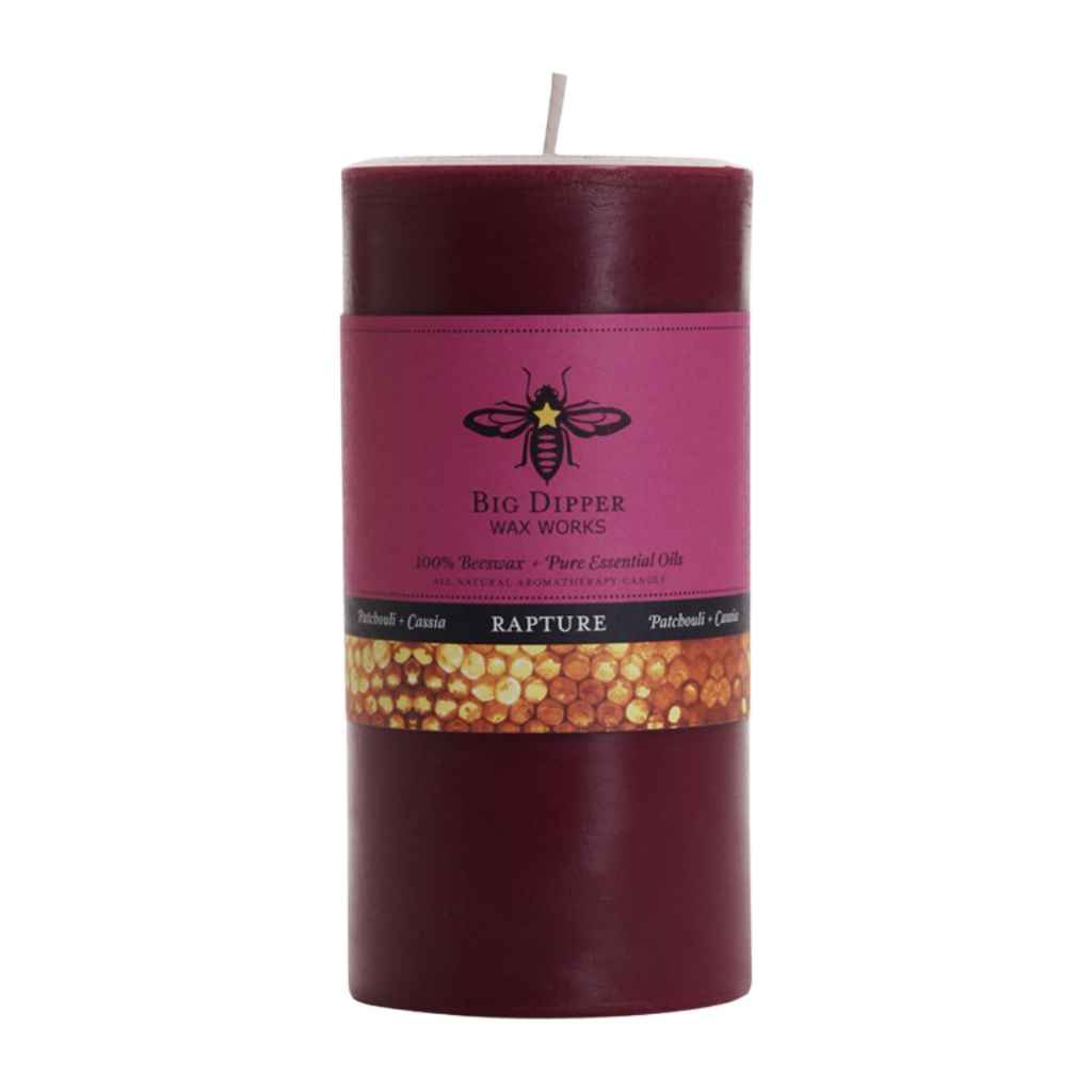 100% Beeswax Pillar Aromatherapy Candles | Rapture