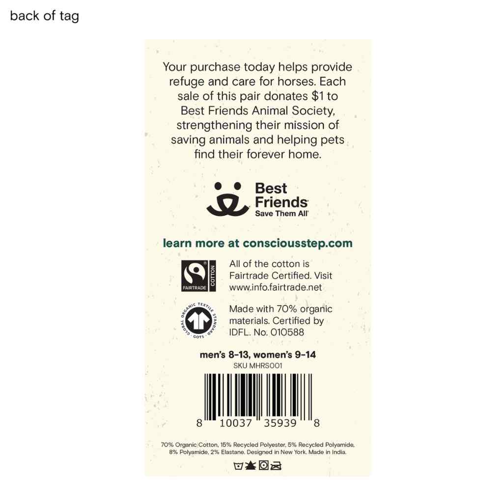 Organic Socks that Save Horses