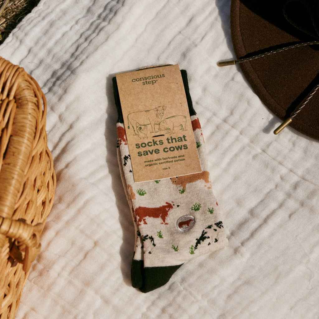 Organic Socks that Save Cows
